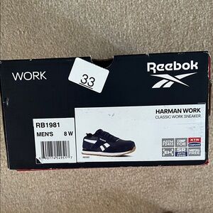 Reebok Harman Work Sneakers - Blue and White
New in box